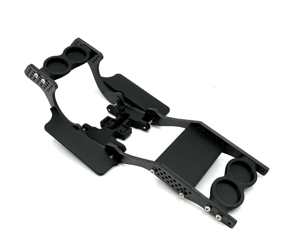 JC RC | Summit CF Chassis Frame - LCG - 15 Degree Skid Angle