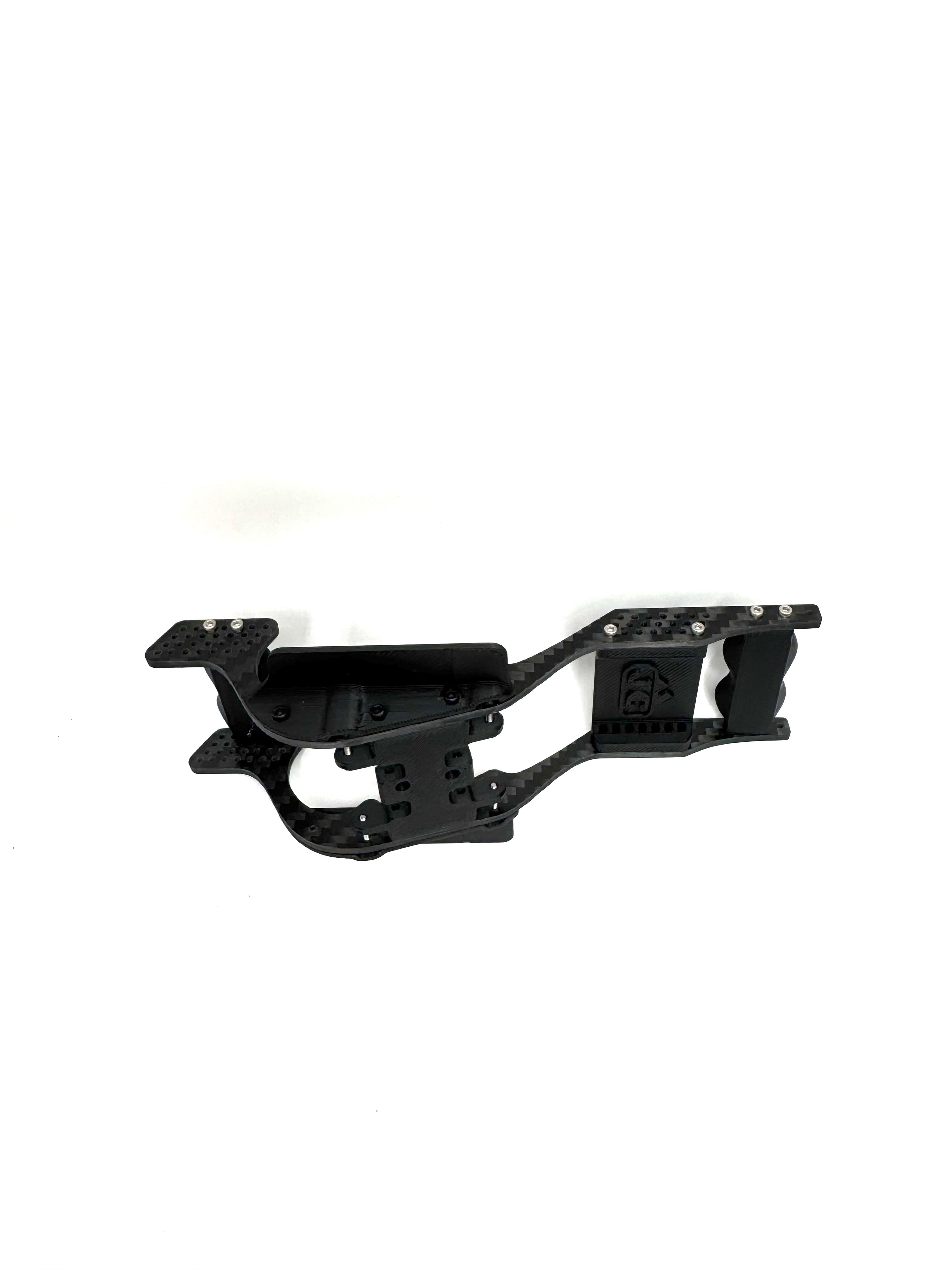 JC RC | Summit CF Chassis Frame - LCG - 15 Degree Skid Angle