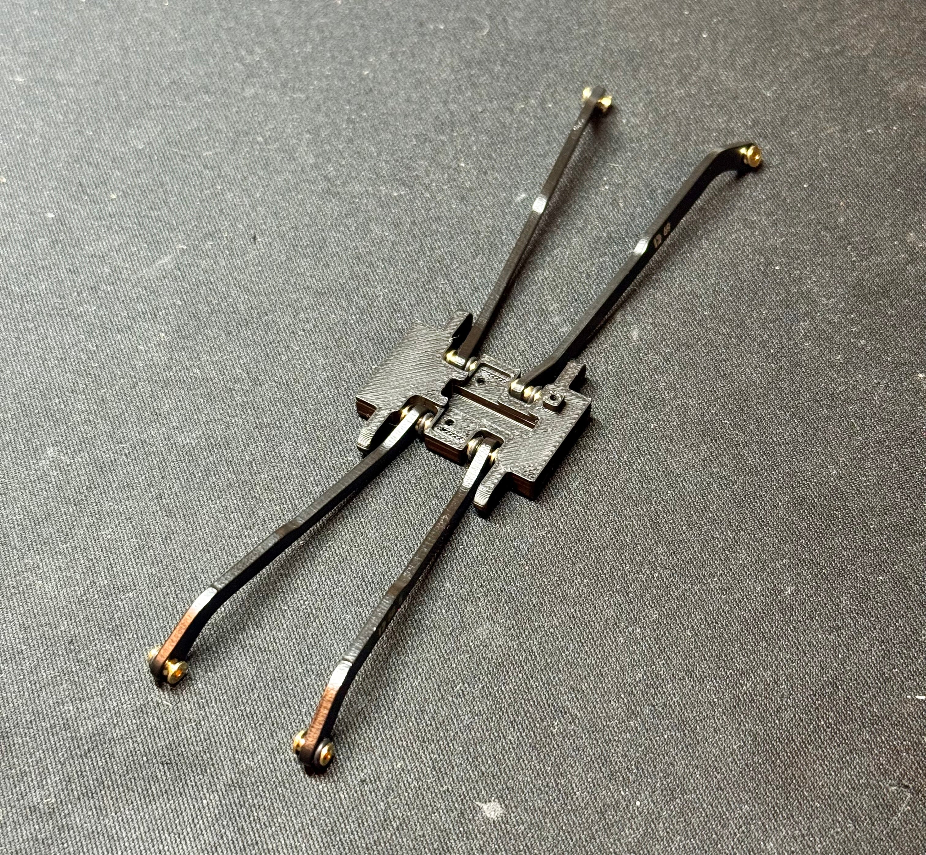 JC RC | Summit CF Chassis Frame - LCG - 15 Degree Skid Angle