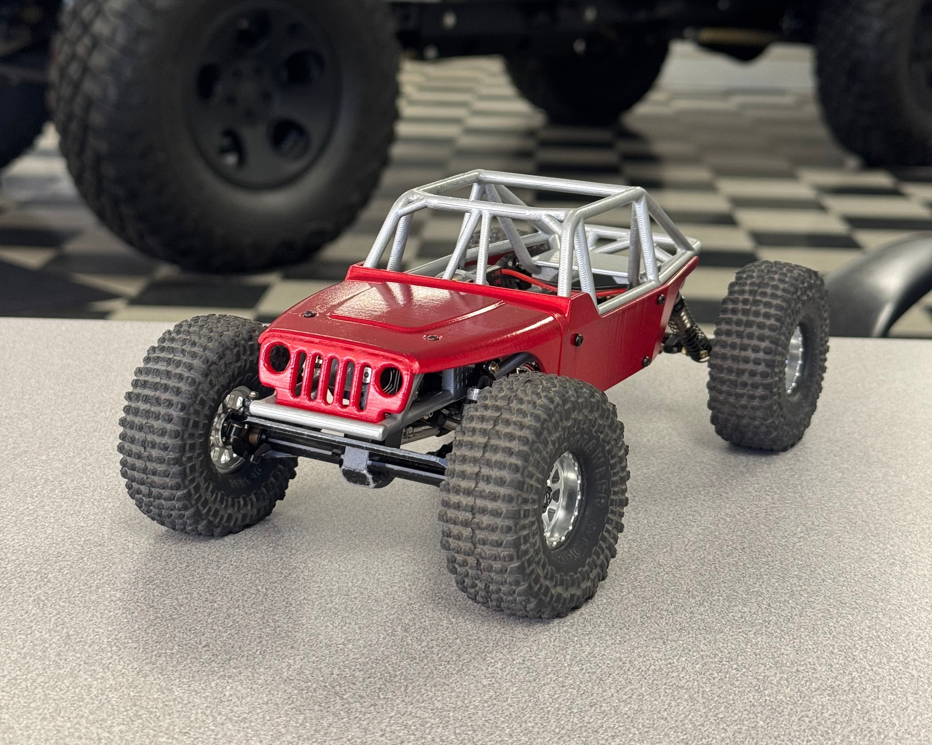 Robskii Divide Tube Chassis | Axial SCX24 Chassis Buggy Frame