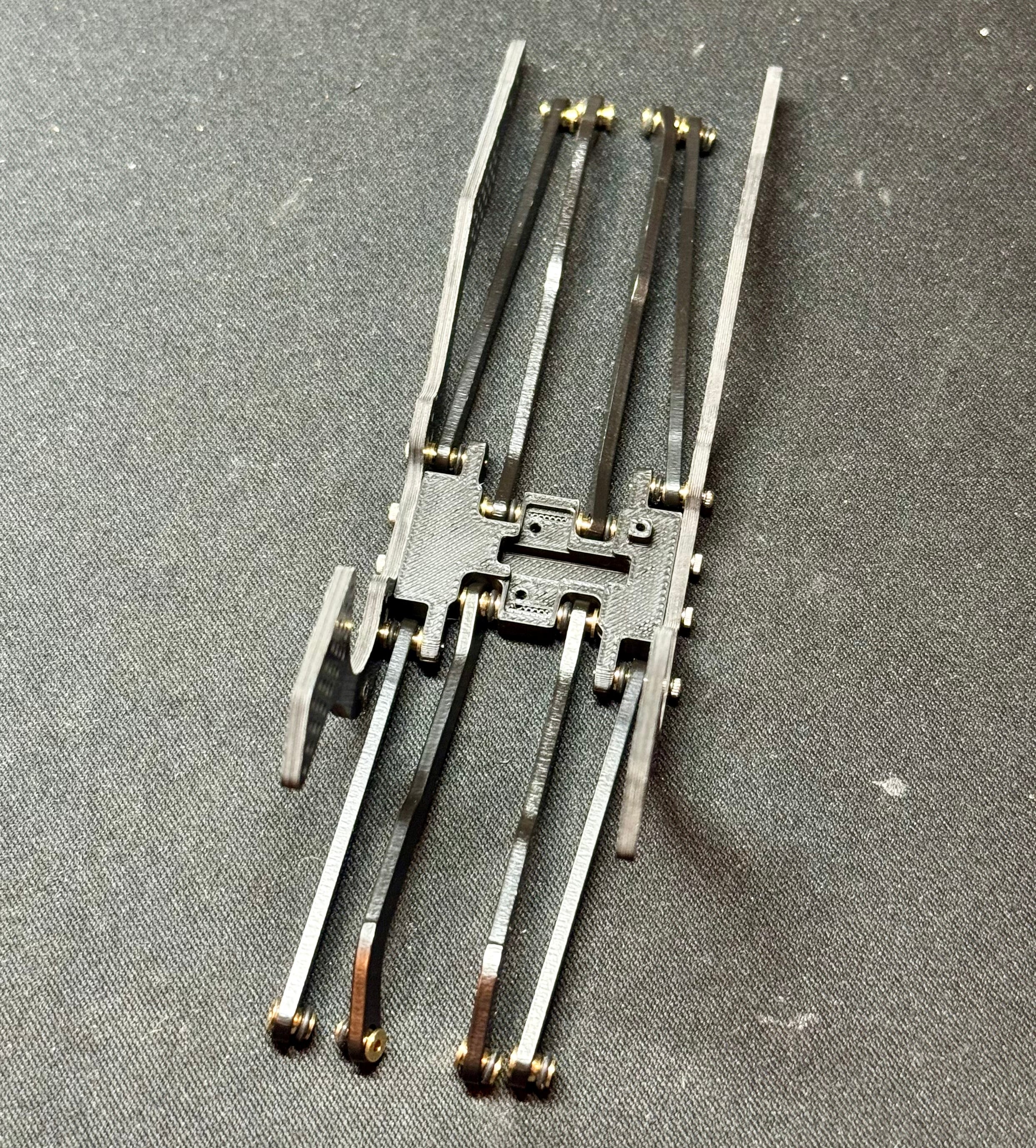 JC RC | Summit CF Chassis Frame - LCG - 15 Degree Skid Angle