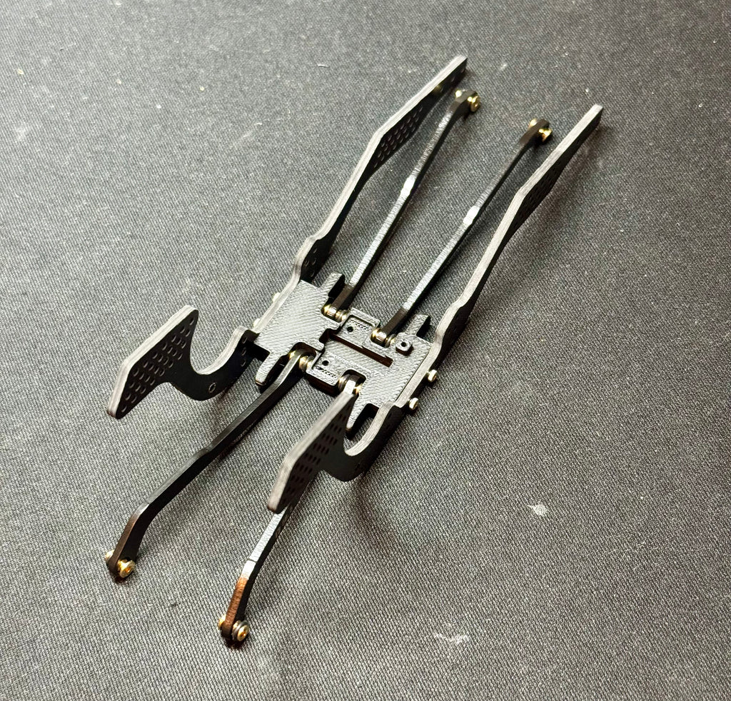 JC RC | Summit CF Chassis Frame - LCG - 15 Degree Skid Angle
