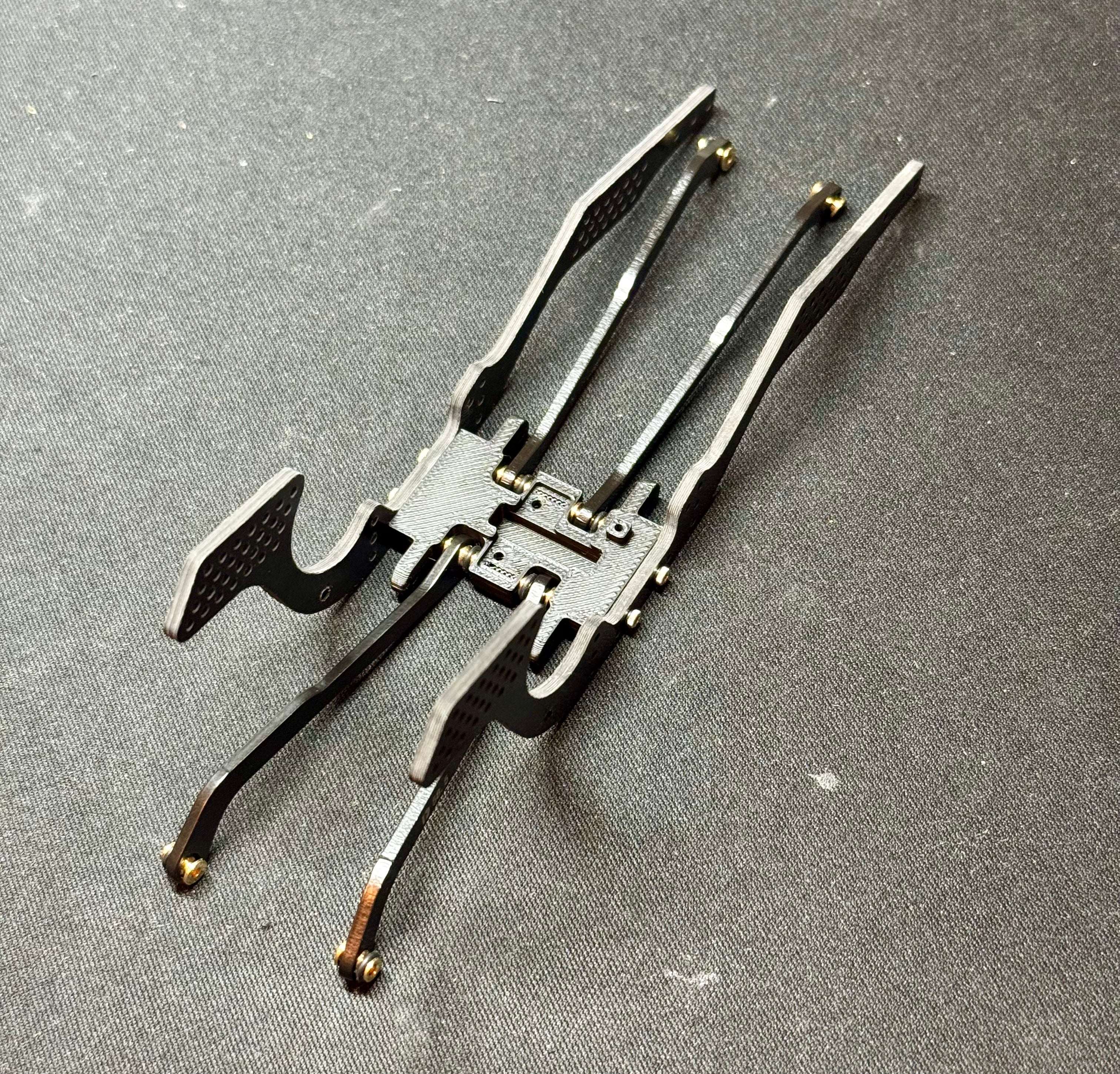 JC RC | Summit CF Chassis Frame - LCG - 15 Degree Skid Angle