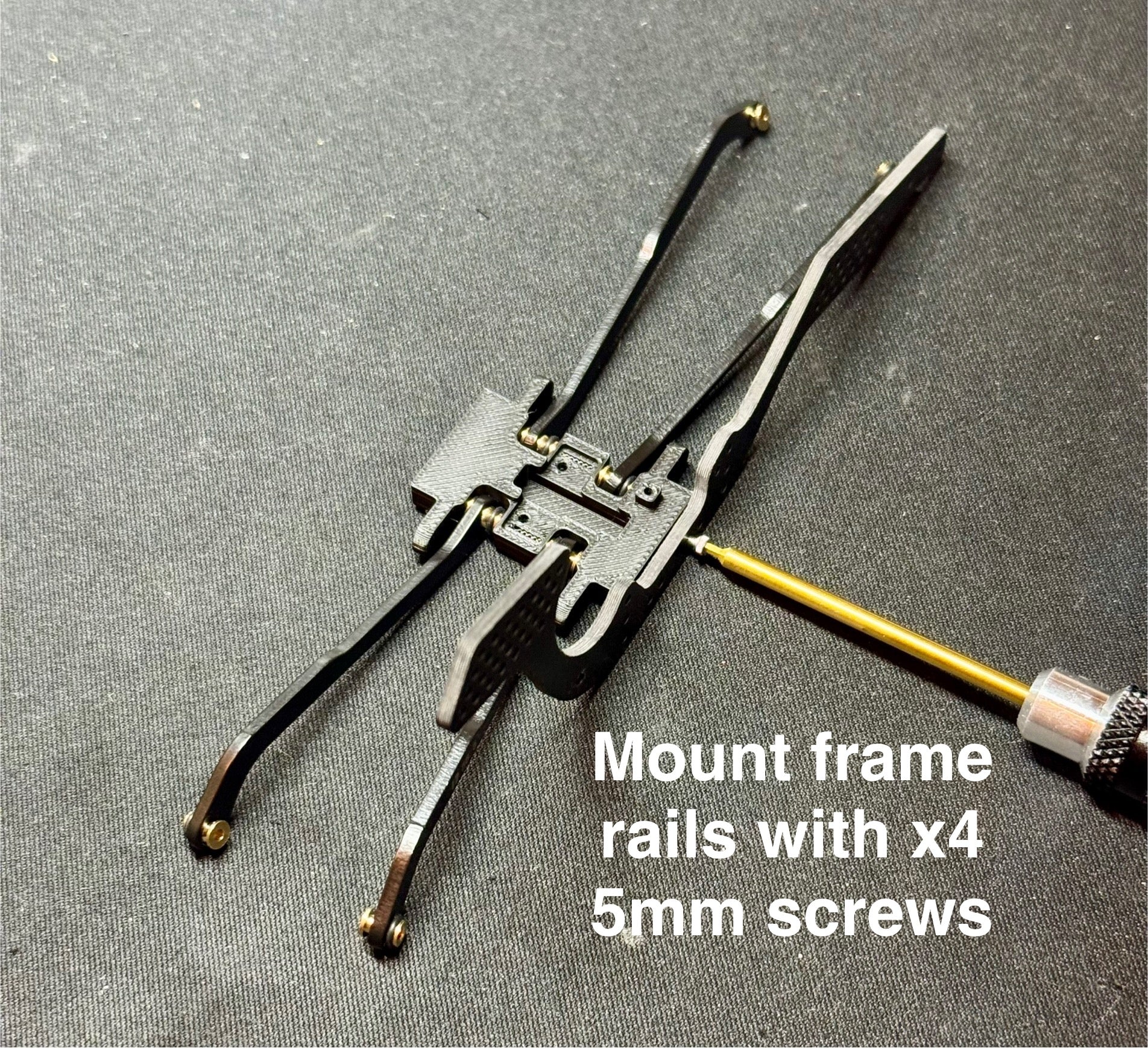 JC RC | Summit CF Chassis Frame - LCG - 15 Degree Skid Angle