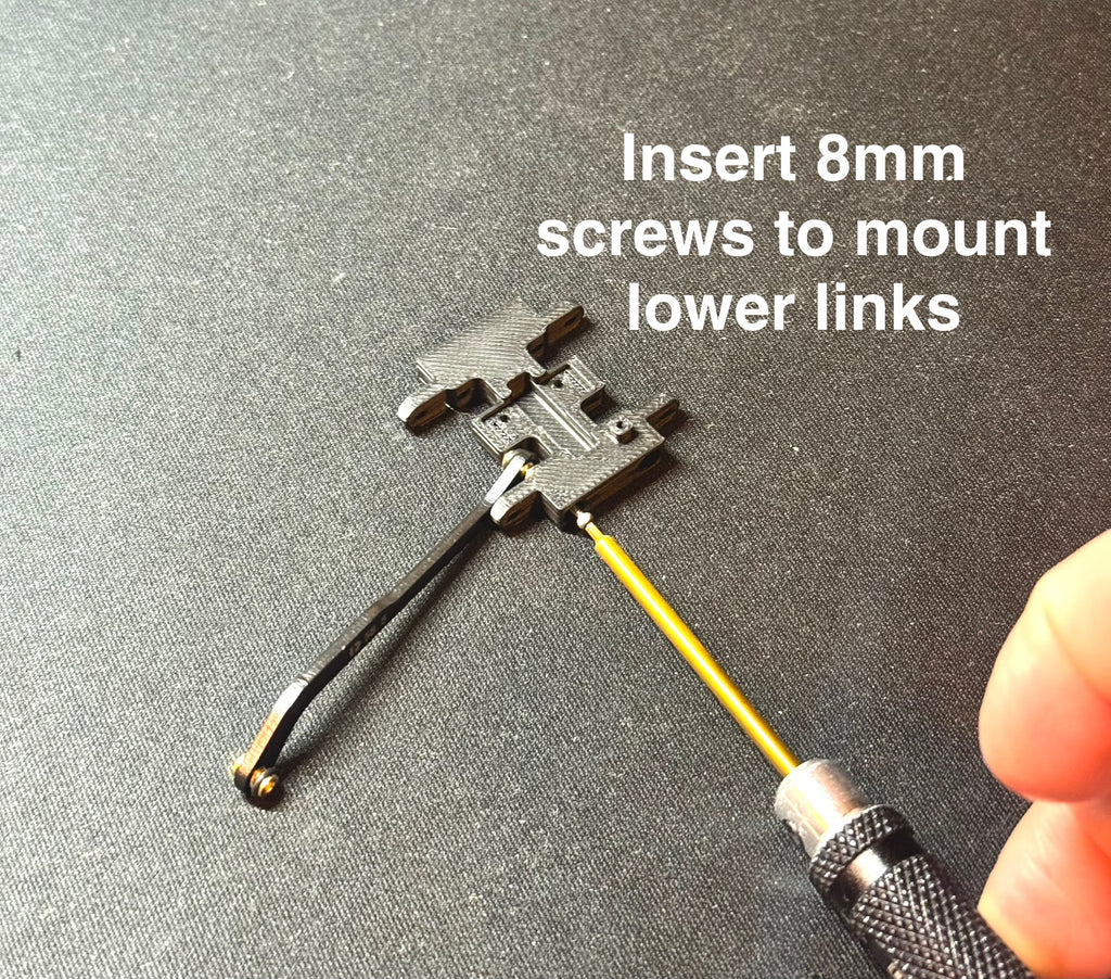 JC RC | Summit CF Chassis Frame - LCG - 15 Degree Skid Angle