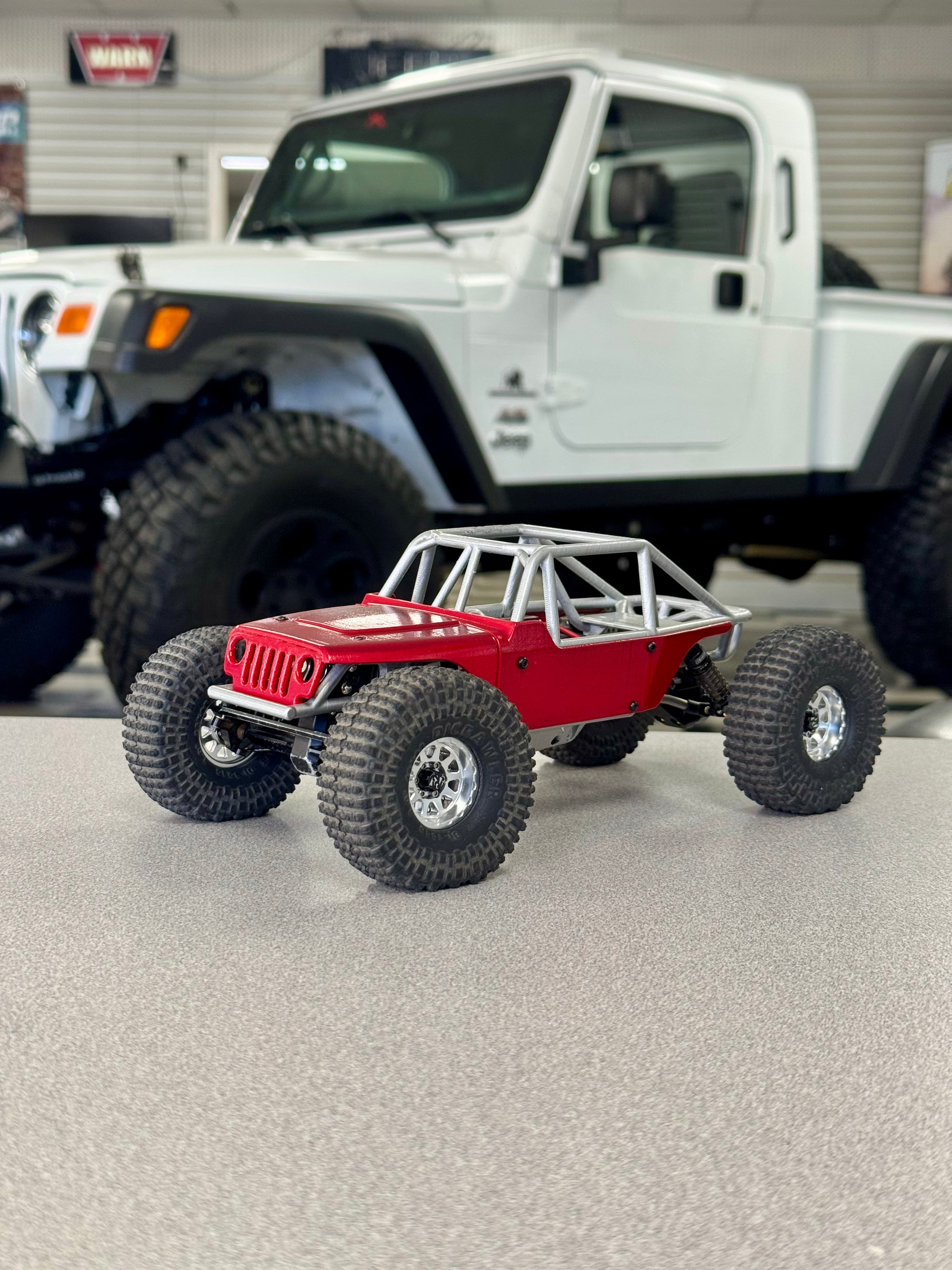 Robskii Divide Tube Chassis | Axial SCX24 Chassis Buggy Frame
